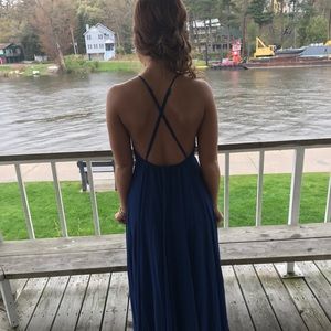 Cobalt / Navy Blue Prom Dress